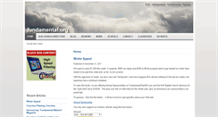 Desktop Screenshot of fundamental.org